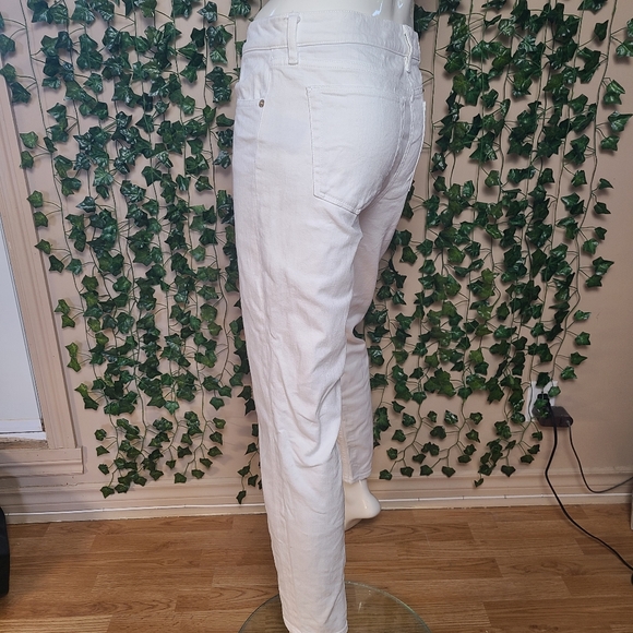 Ralph Lauren Purple Label Women's White Cotton Matchstick 400 Jeans size  29 - Picture 6 of 16